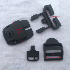 Huouo latch installed on spa cover showing wind protection in action