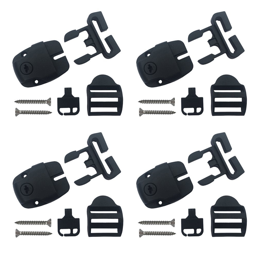 Huouo spa latch repair kit laid out clearly for quick assessment
