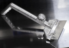 HUOYANSHE griddle scraper blades shown for quick burnt-on removal