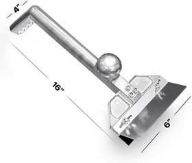 HUOYANSHE stainless steel blade cleaning action on griddle