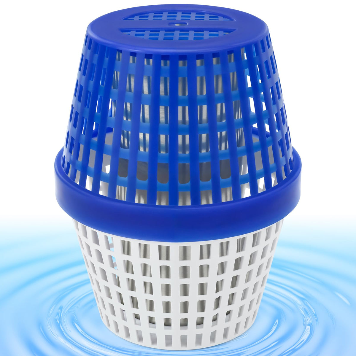 Huoyeao pool unit front view in blue and white for easy maintenance