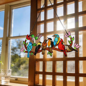 Huray Rayho hand-painted sun catcher ready for indoor display