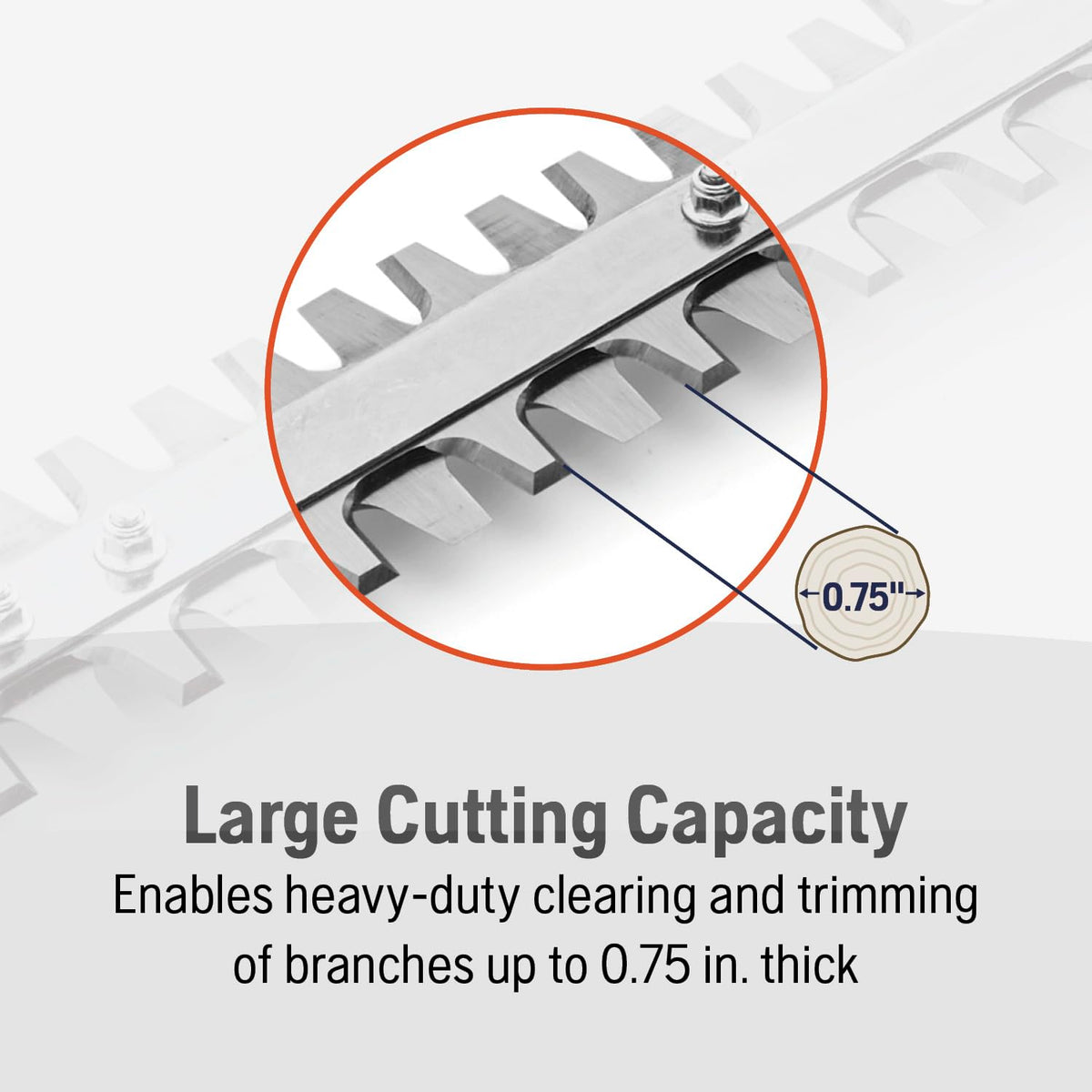 Husqvarna 122LKH edger attachment enables multi-task efficiency.