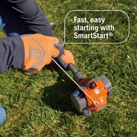 Husqvarna 122LKP Smart Start engine enables easy, quick starting