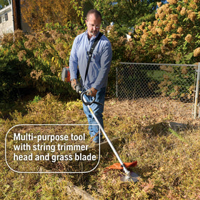 Husqvarna 122RJ smart start air purge feature enabling quick startup