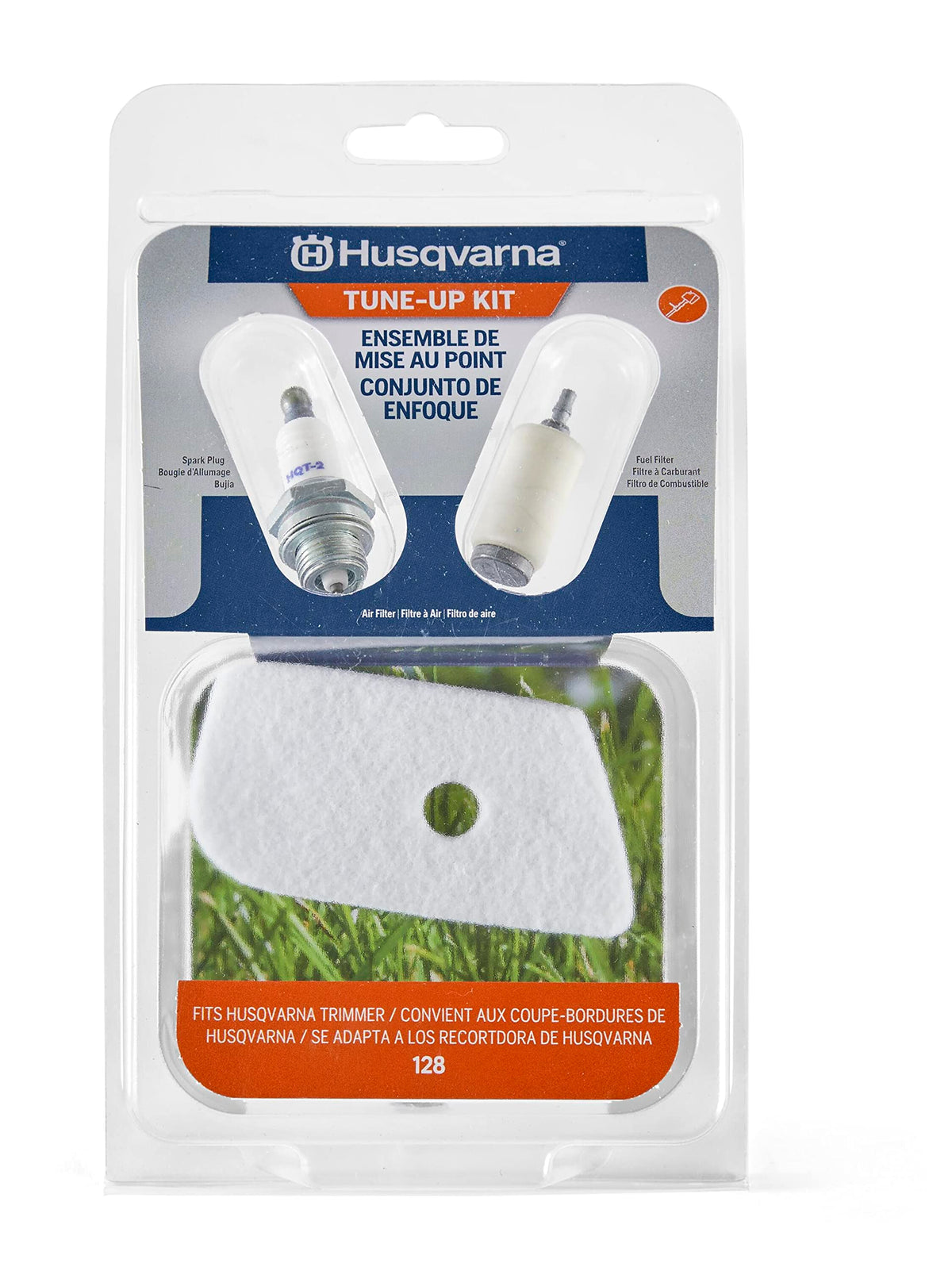 Husqvarna 128 Tune-Up Kit fuel filter for cleaner fuel delivery and smoother operation.