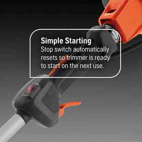 Husqvarna 130L fuel-mix 50:1 compatibility for efficient operation.