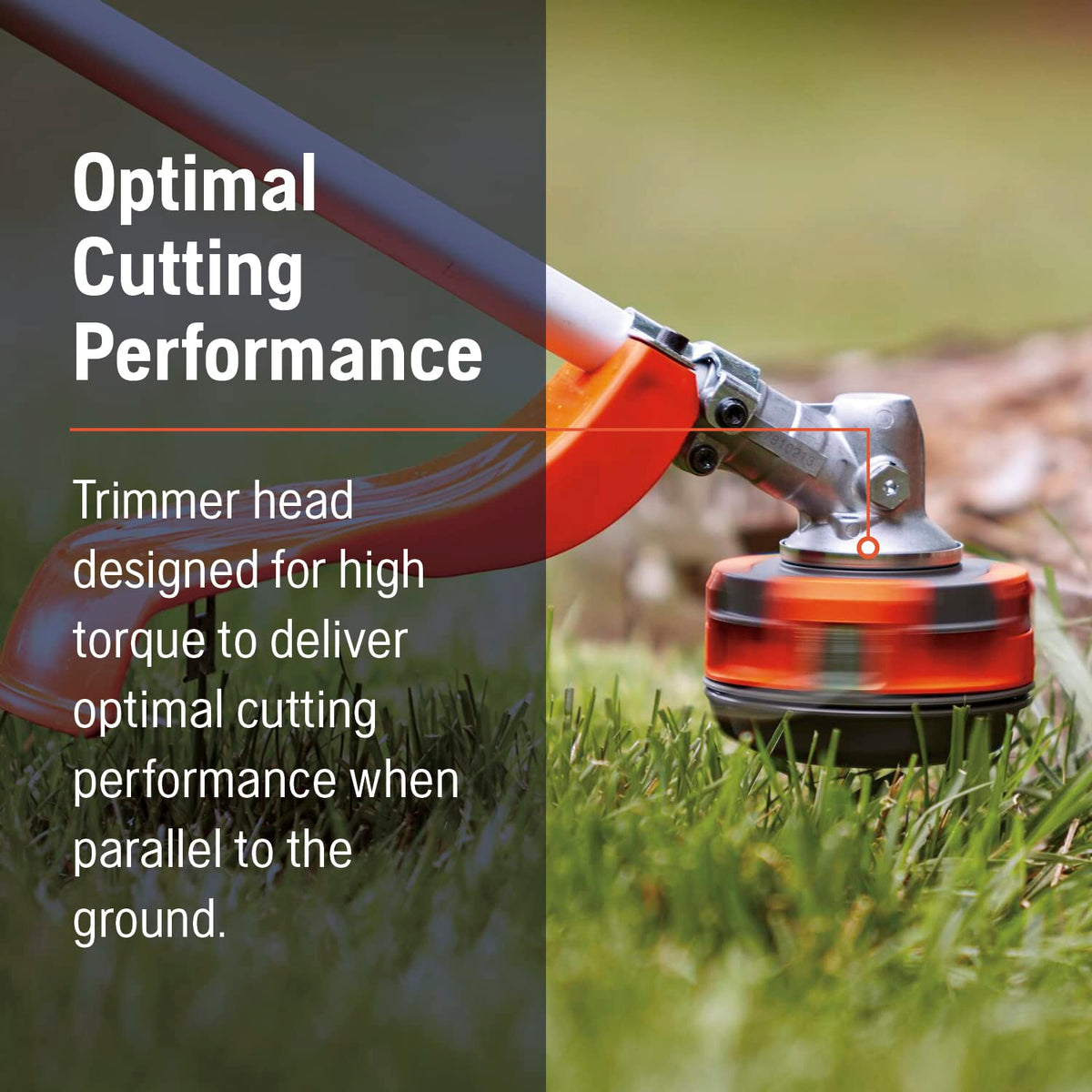 Husqvarna 130L LowVib anti-vibration for smoother trimming sessions.