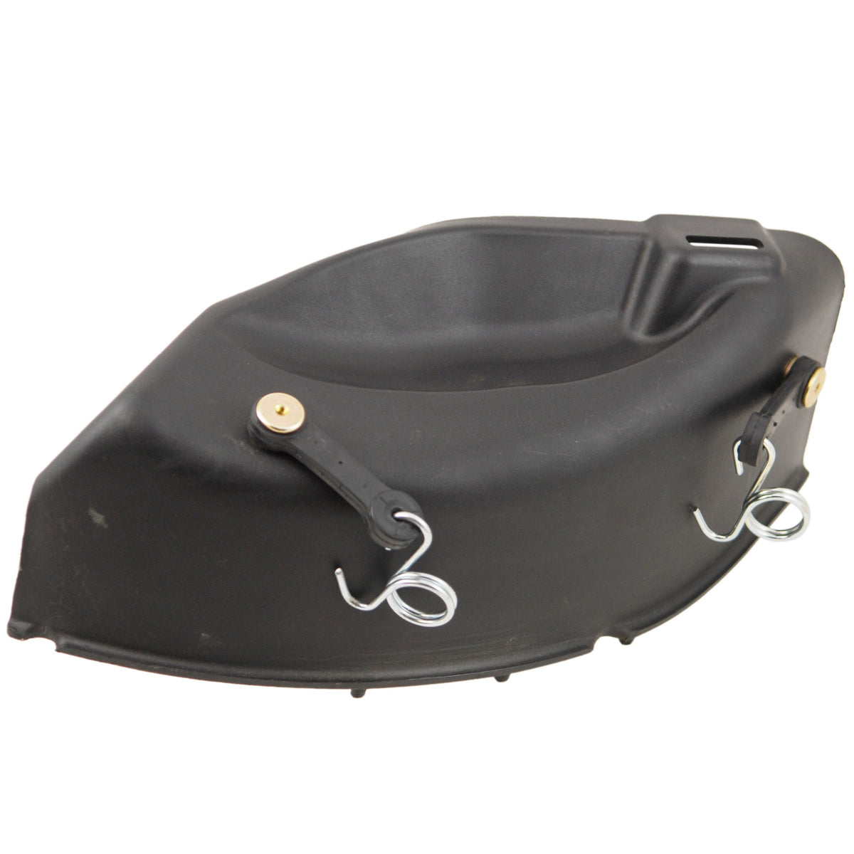 Husqvarna 136420 mulching cover side view, preserves mulching performance with minimal downtime.