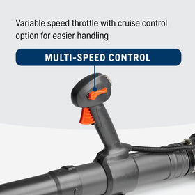Husqvarna 150BT ergonomic harness reduces fatigue during extended use