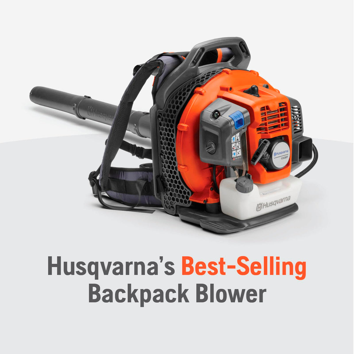 Husqvarna 150BT cruise control with variable speed maintains steady operation