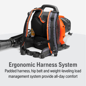 Husqvarna 150BT ideal for heavy leaves and debris in yard cleanup