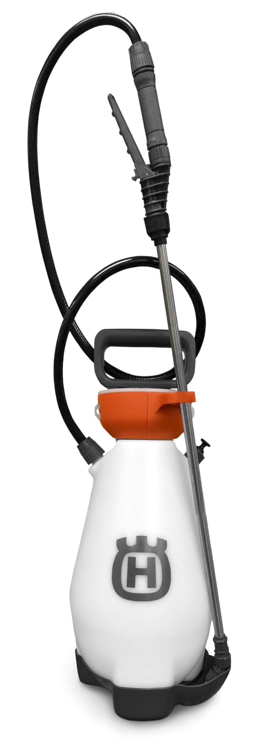 Husqvarna 2-Gallon handheld sprayer wand for precise lawn applications.