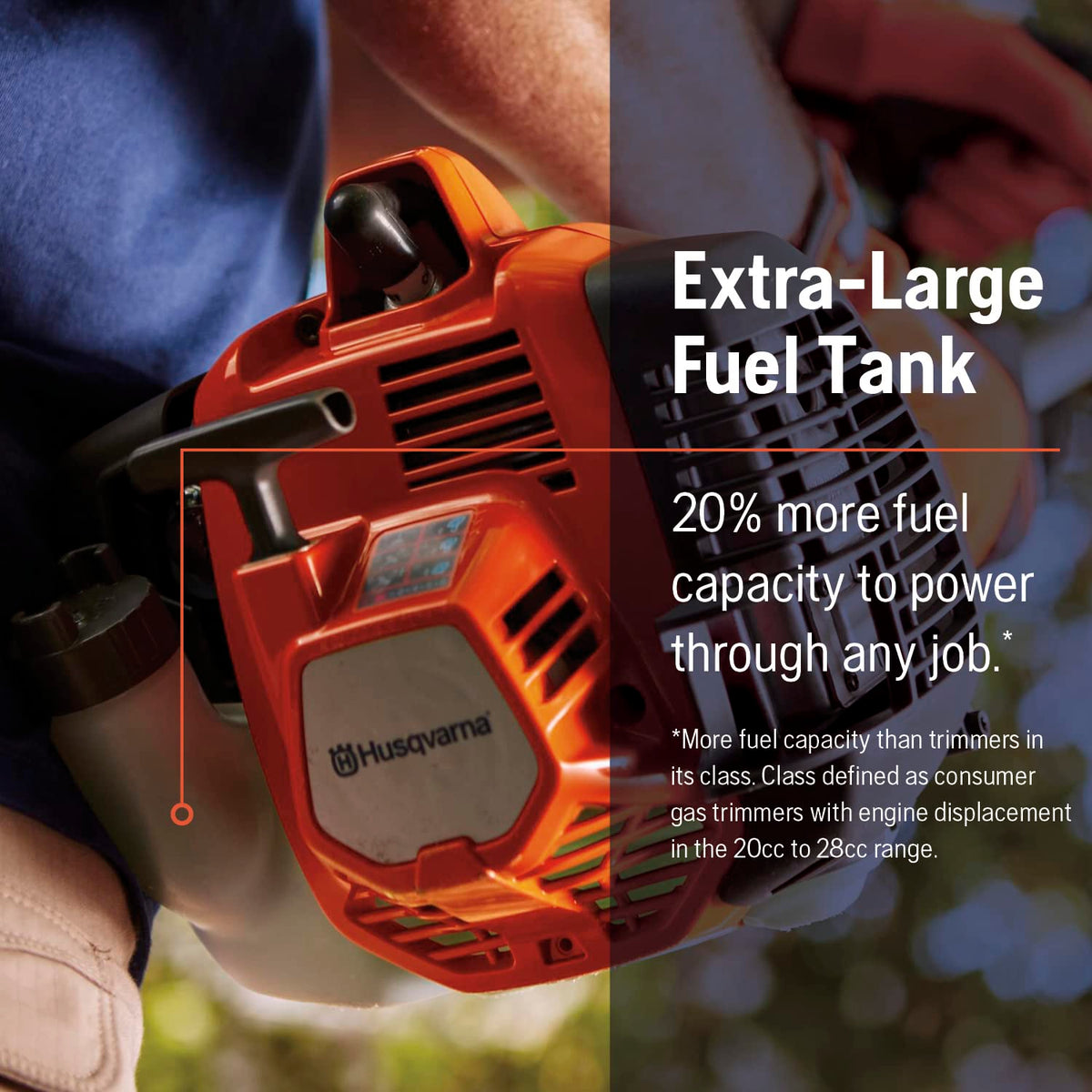 Husqvarna 330LK detachable shaft for easy transport