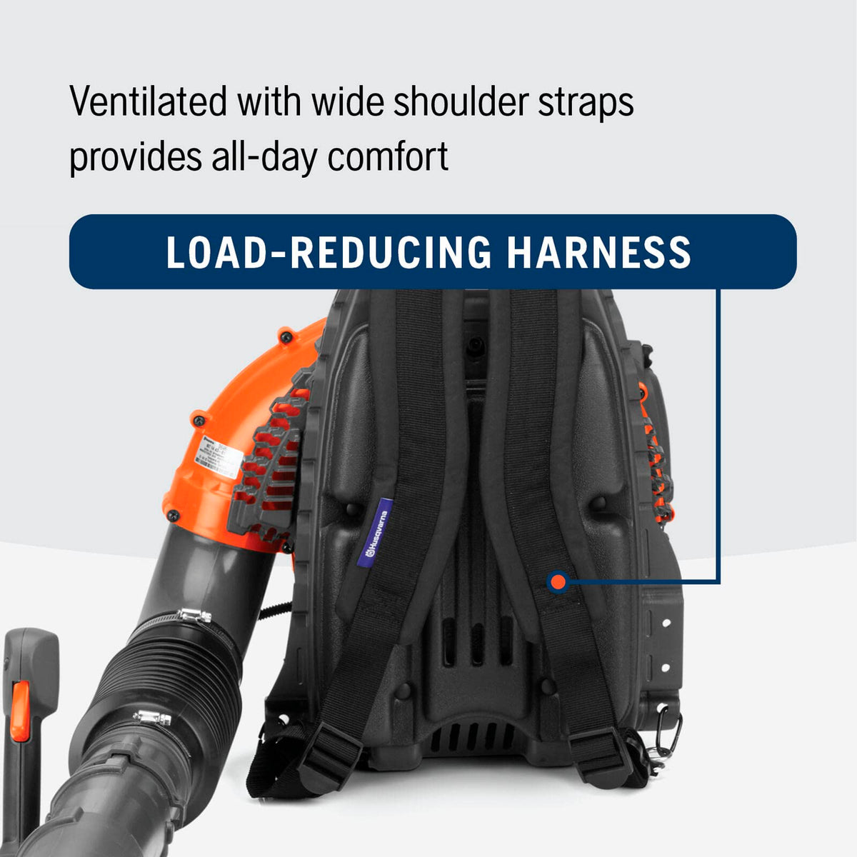 Husqvarna 360BT delivers 890 CFM and 232 MPH wind for debris clearing