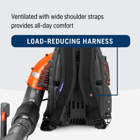 Husqvarna 360BT delivers 890 CFM and 232 MPH wind for debris clearing