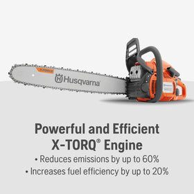 Husqvarna 450 Rancher Smart Start feature aiding easy startup