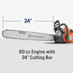 Husqvarna 460 Rancher Smart Start eases engine start and reduces effort.