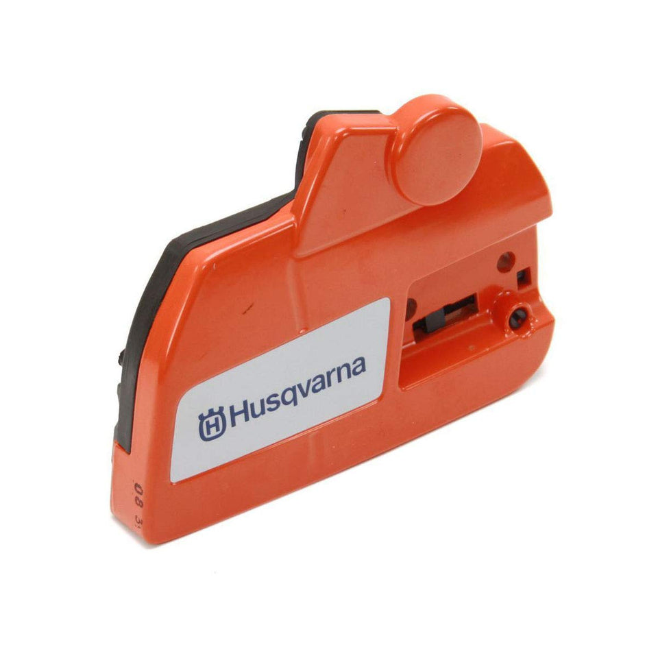 Husqvarna 537286301 clutch cover with brake enhances safety during operation.