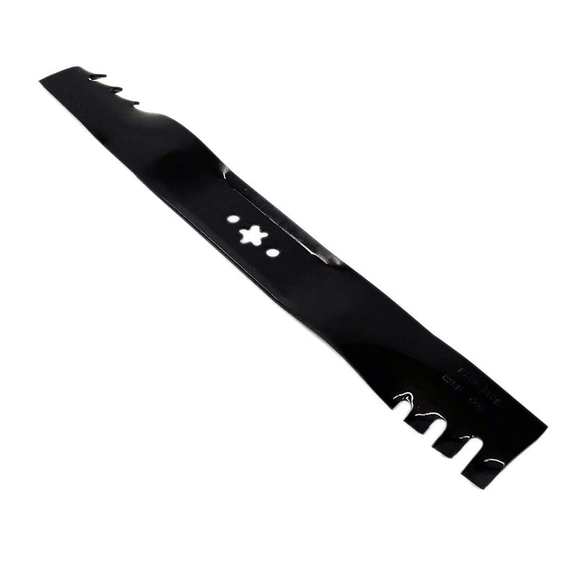Husqvarna 580258102 blade for 21-inch deck delivers precise cuts on home lawns.