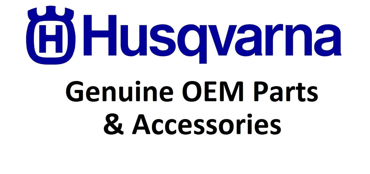 Husqvarna packaged oil hose ready for installation as an OEM replacement.