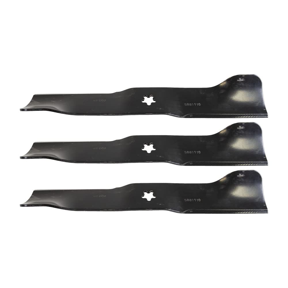 Three-pack Husqvarna 588811002 Clearcut blades for TS348 offering reliable performance.