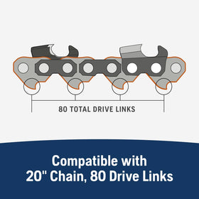 Husqvarna X-Force bar bearing system shields protect bearings for easier maintenance.