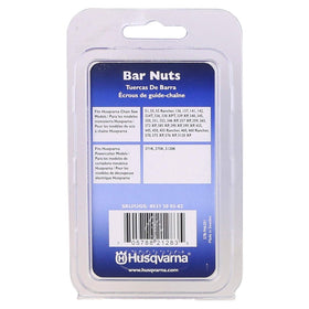 Husqvarna bar nuts flange side for secure retention