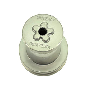 Husqvarna blade adaptor compatibility graphic showing direct spindle connection.