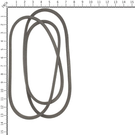 Husqvarna 592855201 drive belt for TS142/TS146, promotes durable deck operation.