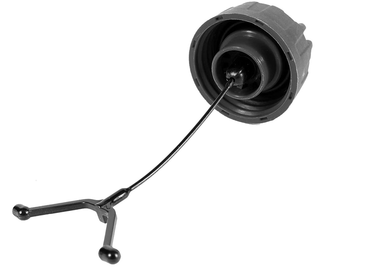 Husqvarna fuel cap with retainer, compatibility view with listed models