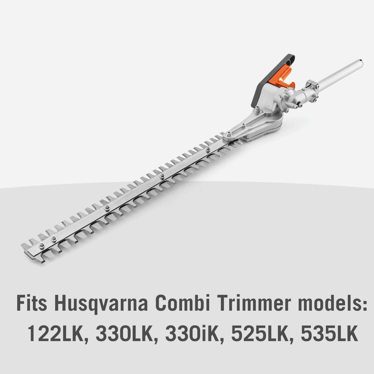 Husqvarna HA322 dual-action blade reduces vibration during trimming