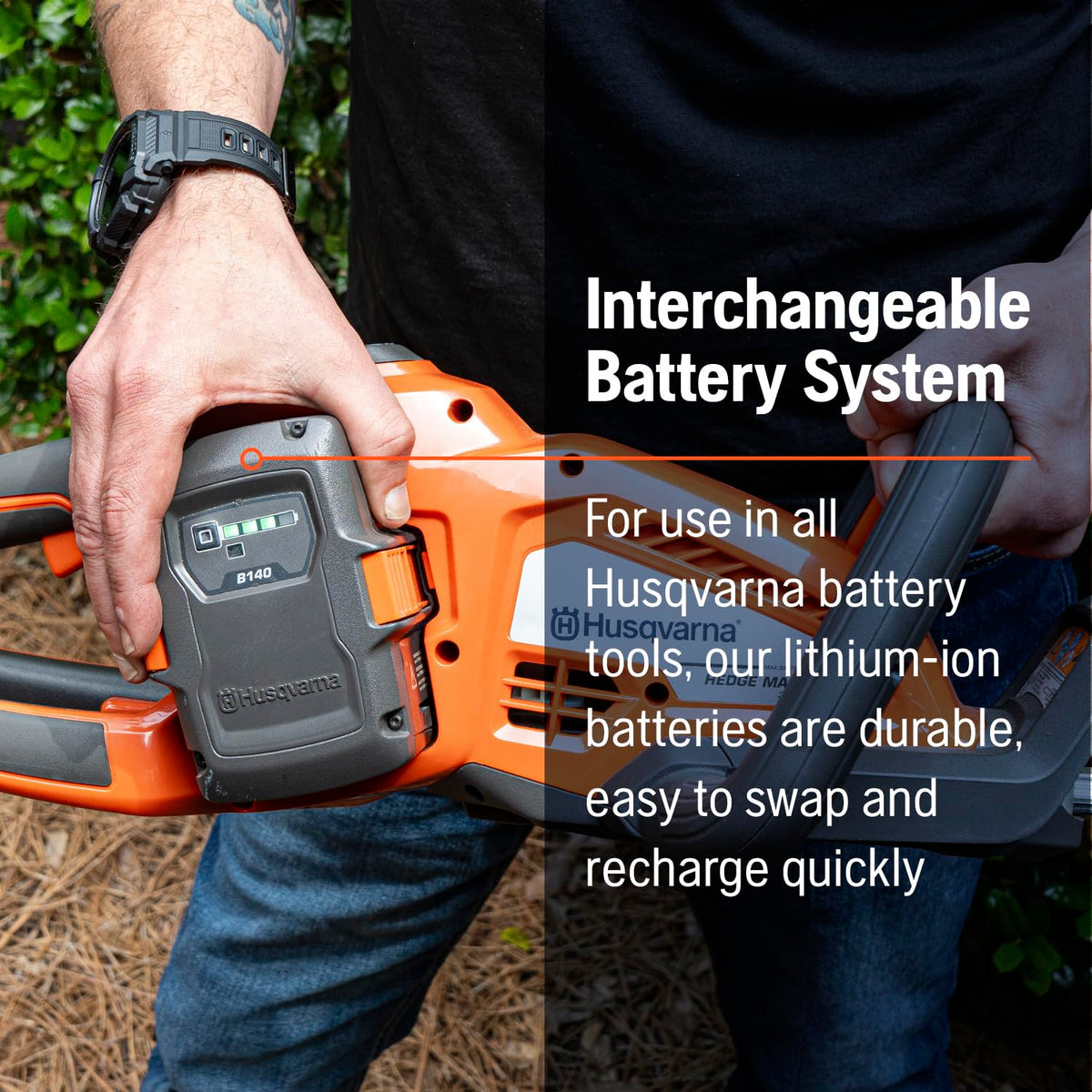 Husqvarna Hedge Master 320iHD60 brushless motor for reliable power.