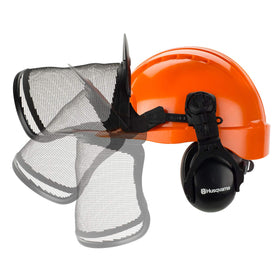 Husqvarna high-visibility orange gear helps you stay seen on site