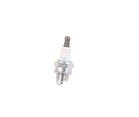 Husqvarna spark plug in engine demonstrating clean ignition and steady operation