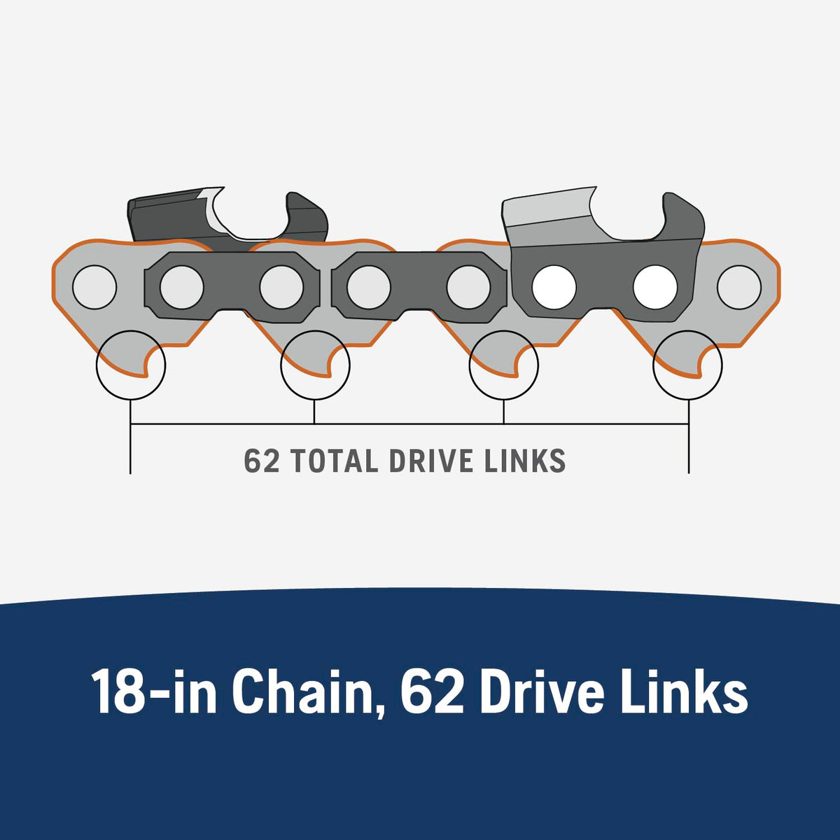 Husqvarna X-Cut S93G 18-inch chain compatible with Power Axe 350i