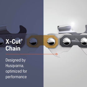 Husqvarna X-Cut S93G semi-chisel chain with 56 drive links easy filing