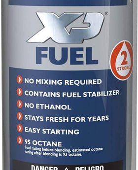 Husqvarna XP 50-to-1 fuel-to-oil ratio in pre-mixed blend.