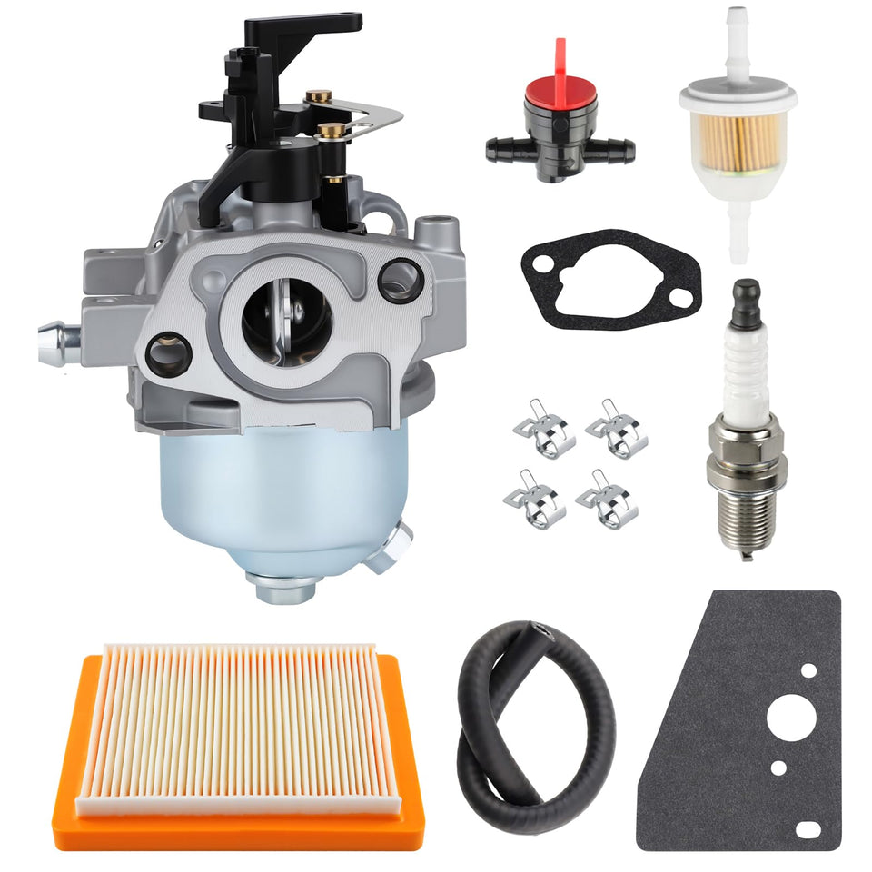 HUSWELL carburetor for Kohler XT675 on mower engine ensures reliable starts.