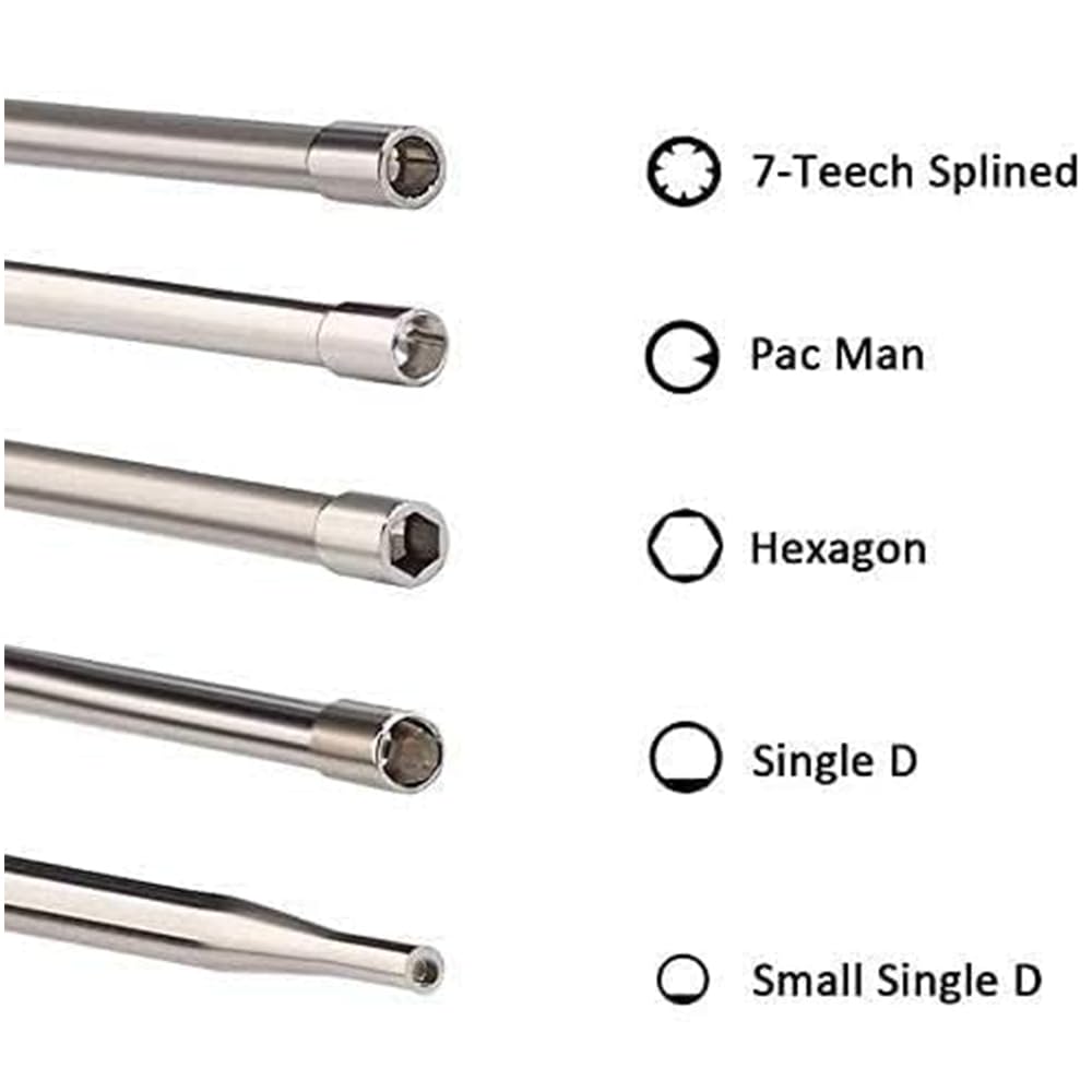 HUSWELL tool close-up of knurled handle for comfortable grip during carb adjustments