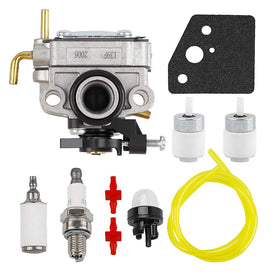 HUSWELL carburetor for Troy-Bilt TB6044XP with assembly view showing fit.
