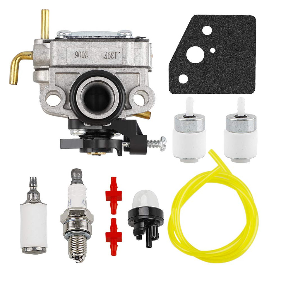 HUSWELL carburetor for Troy-Bilt TB6044XP with assembly view showing fit.