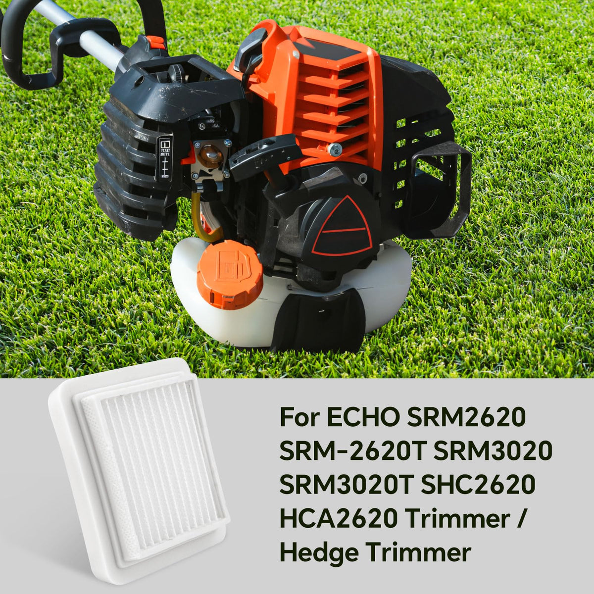 HUSWELL SRM2620 pre-filter extending air filtration life and reducing debris.