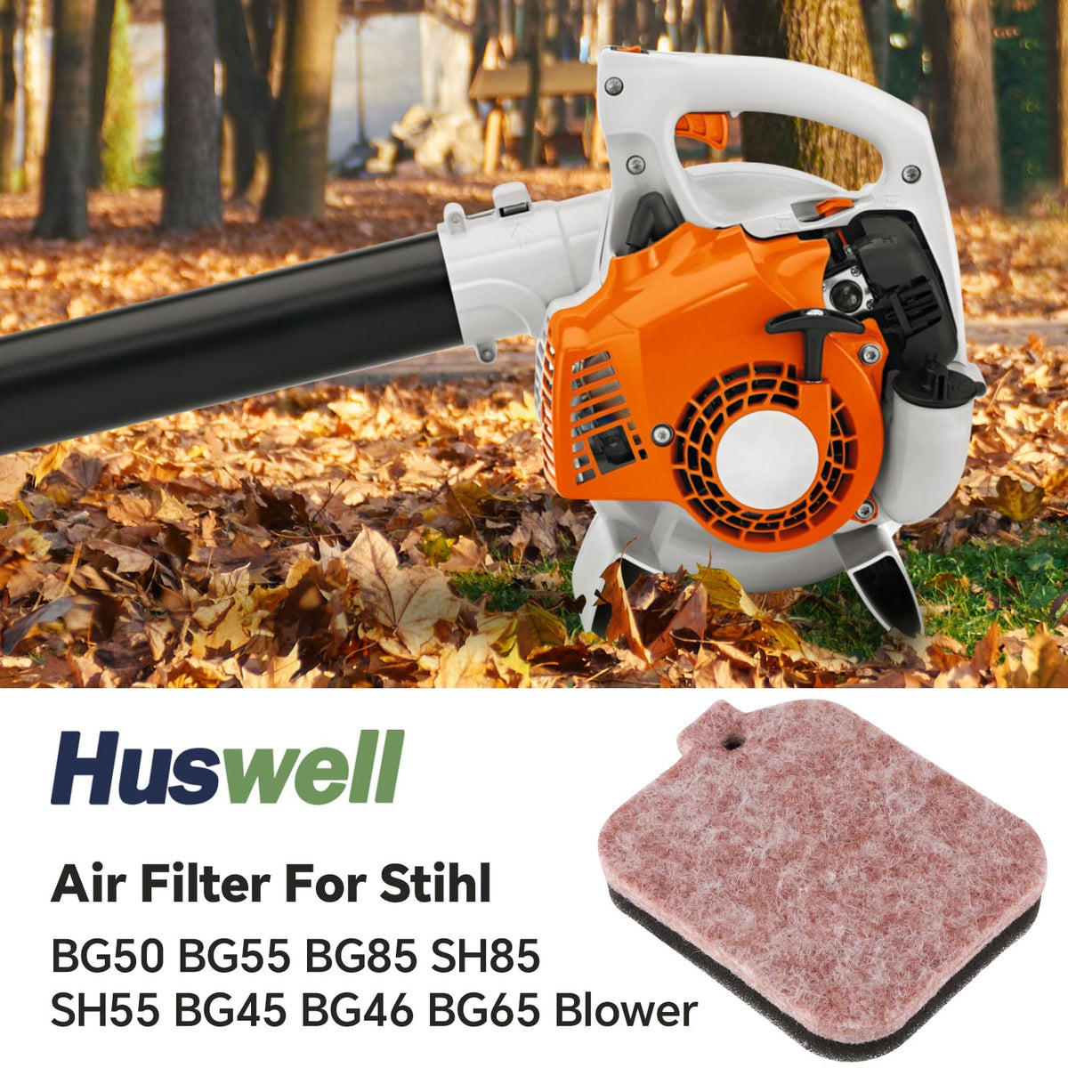 HUSWELL primer bulb supplied in kit ensures quick priming