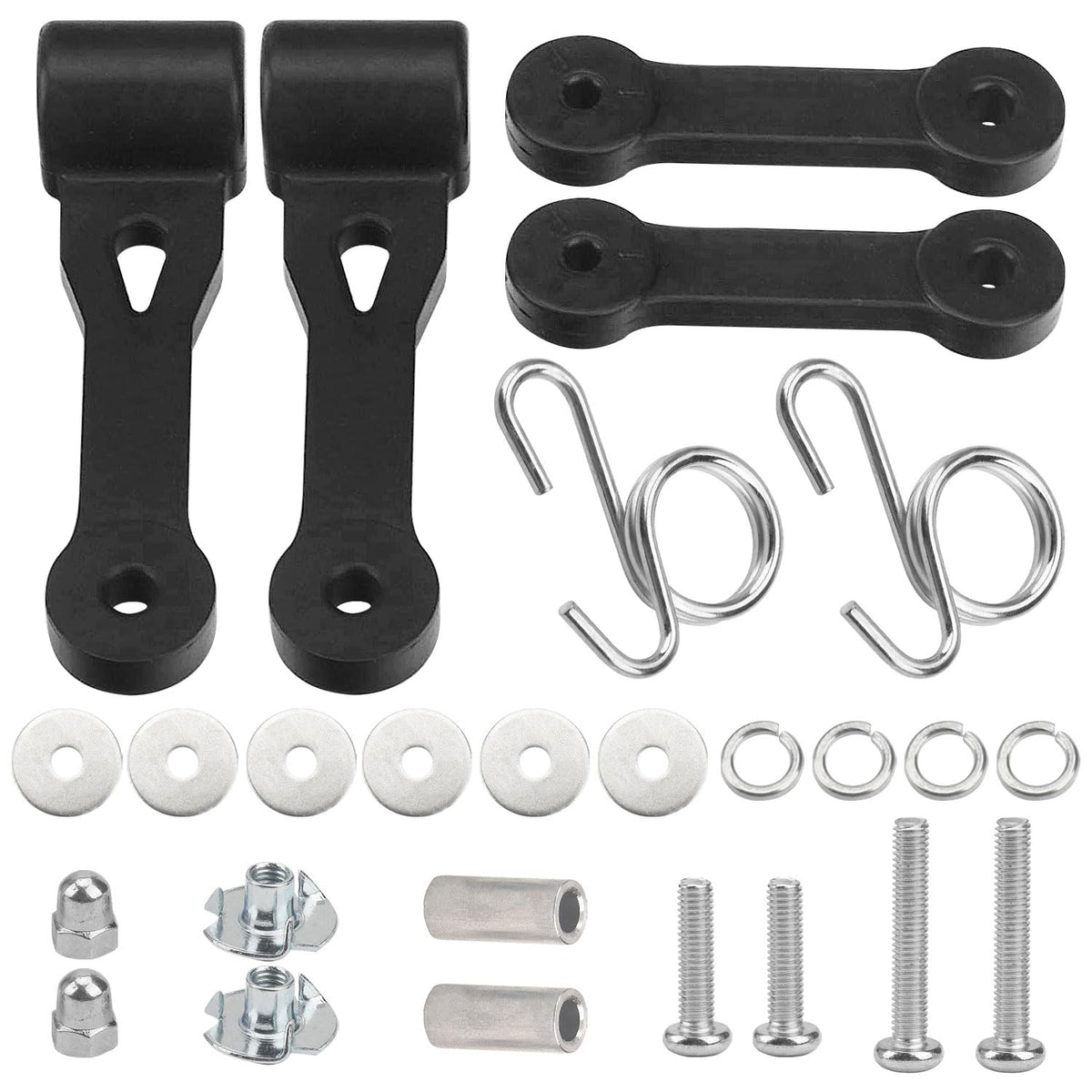 Huthbrother 42-555 latch assembly for bagger chute in close-up view