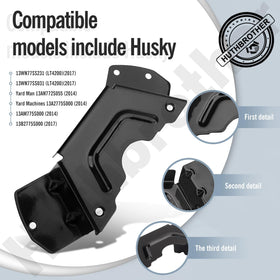 Huthbrother deck belt cover durable molded plastic resists debris and wear