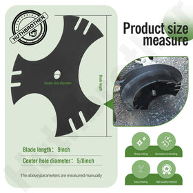 Huthbrother center-hole detail 5/8 inch for secure mounting.