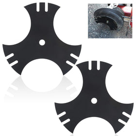 Huthbrother edger blade 3-side star cuts cleanly for precise edging.