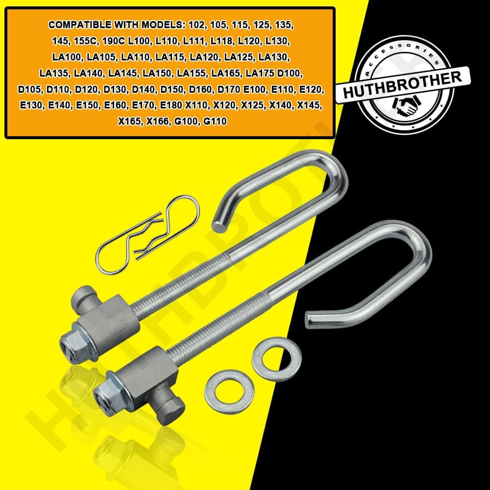 Huthbrother GX21718 trunnion component designed for secure lawn mower deck attachment