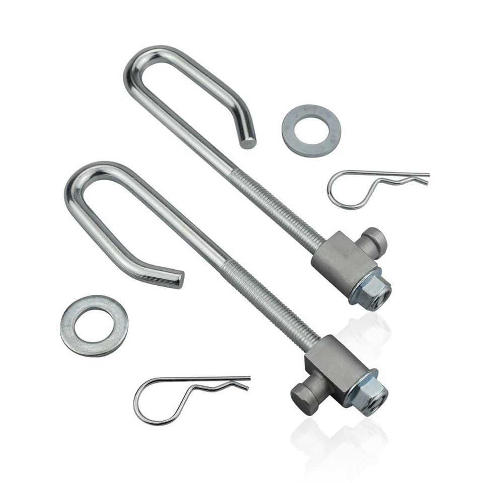 Huthbrother GX24864 deck lift hanger kit assembly ready for quick mower deck alignment